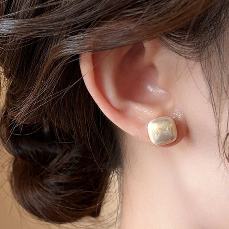 12mm sugar imitation pearl earrings A1821银